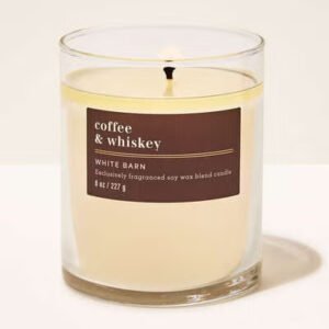 COFFEE & WHISKEY SINGLE WICK CANDLE